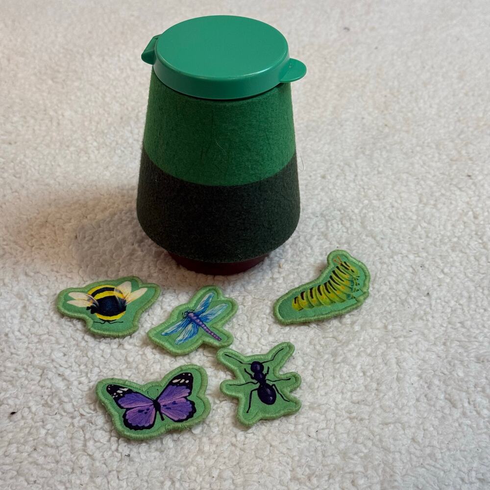 Lovevery Fuzzy Bug Shrub Toddler Baby Toy Adventurer Play Kit 5 Insects
